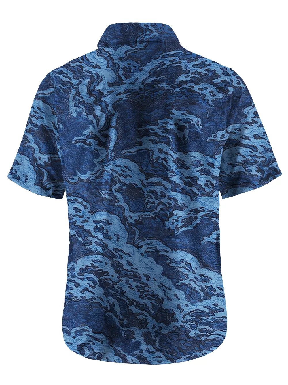 Orionride Surging Waves Zipper Pockets Ultra Lightweight Short Sleeves Gravel Shirt sold by Orionride product image thumbnail 3