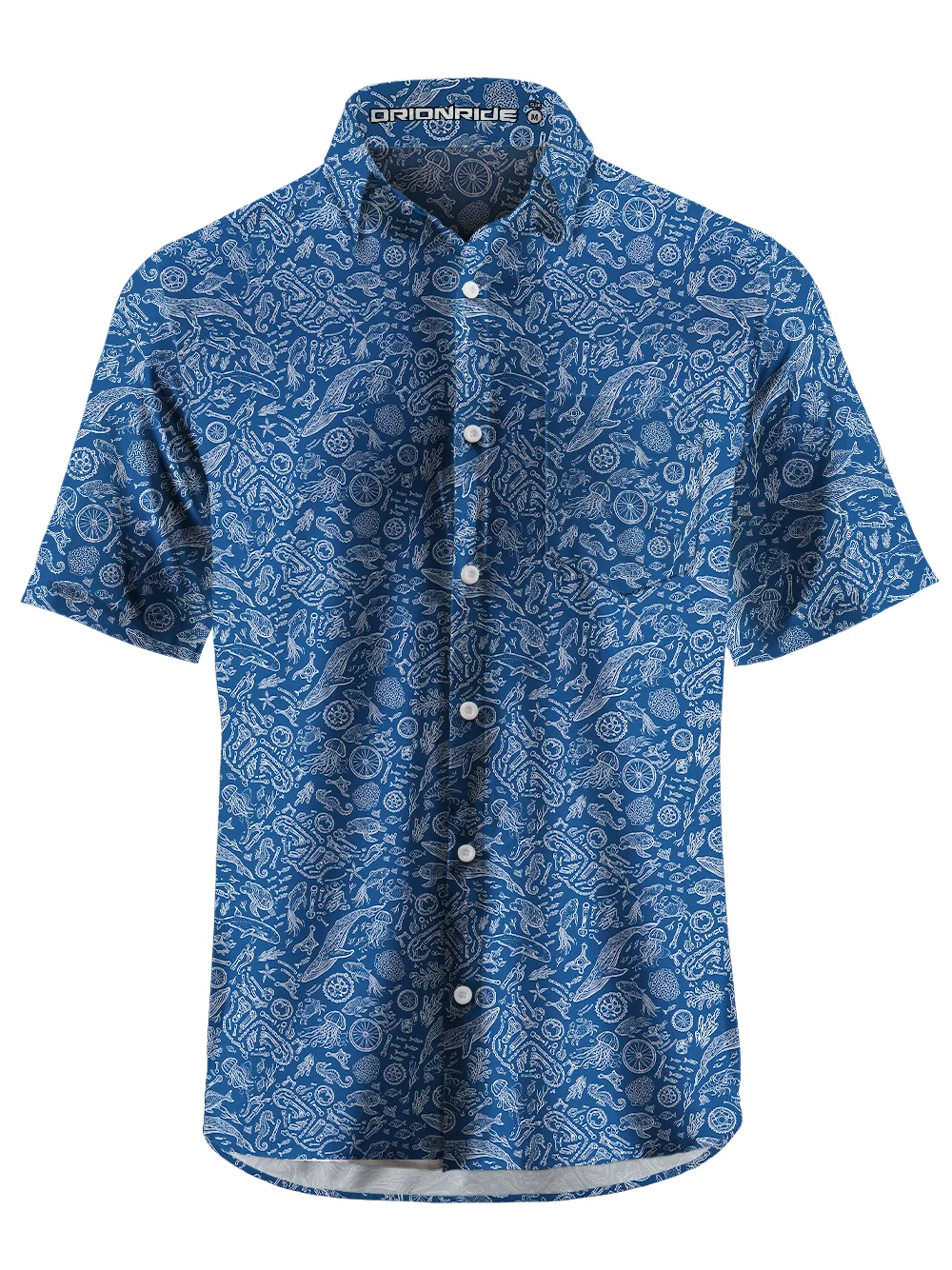 Orionride Marine Environment Zipper Pockets Ultra Lightweight Short Sleeves Gravel Shirt sold by Orionride