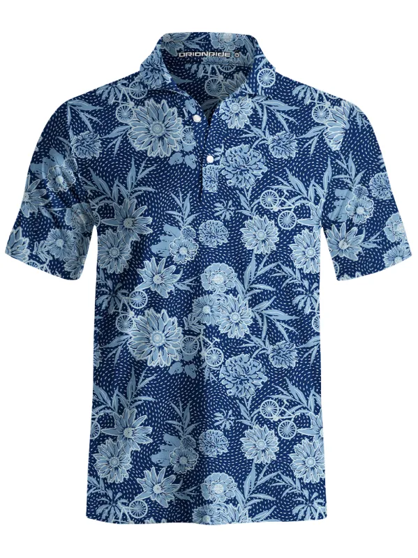 Orionride Flower Room Men's Polo Shirt made by Orionride