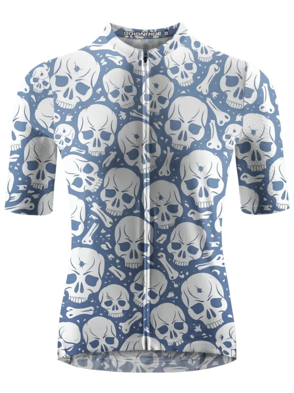 Orionride Funny Skull Short Sleeves Cycling Jersey sold by Orionride