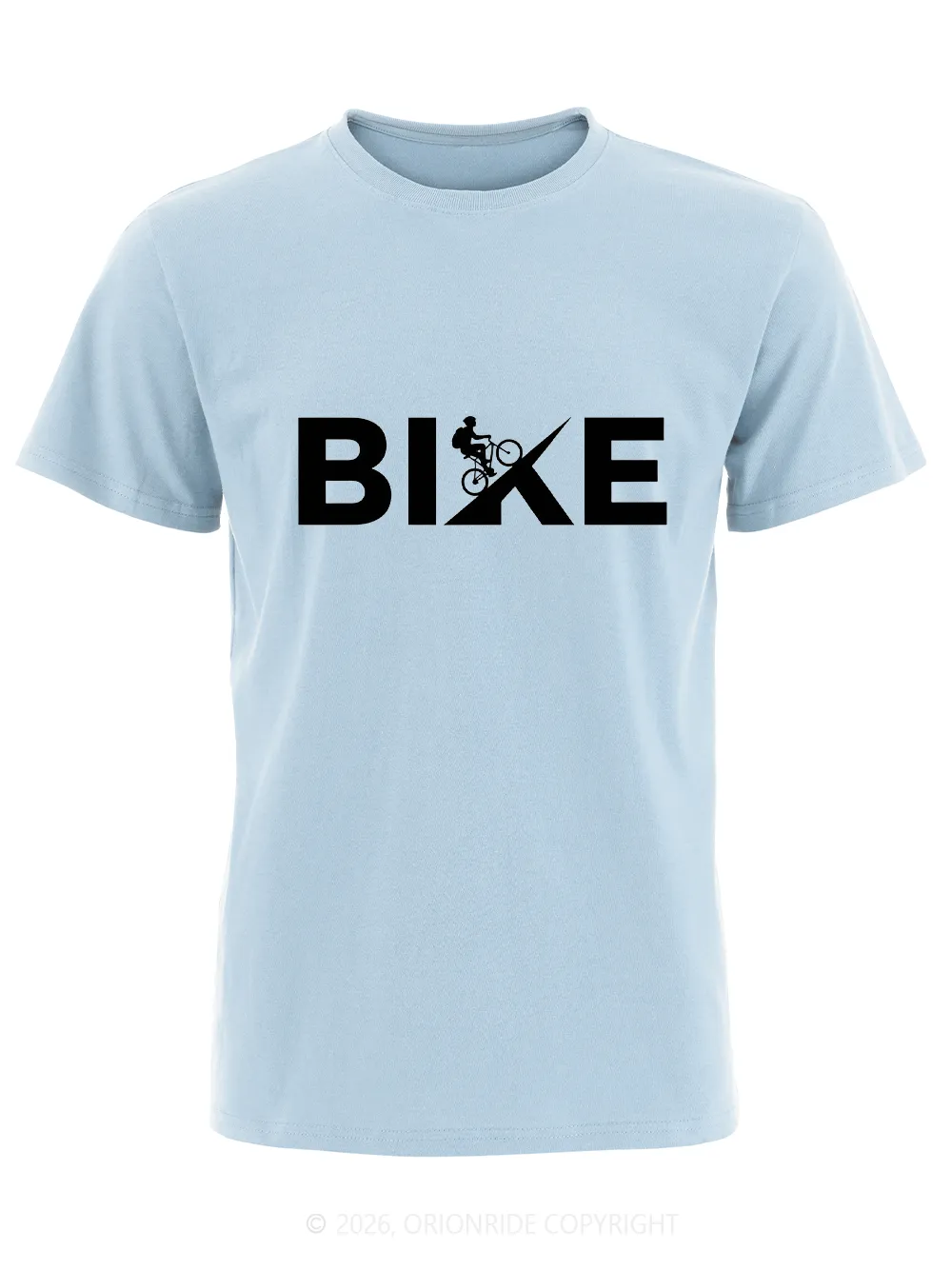 Orionride Letter Combinations Short Sleeves Bike T-Shirt sold by Orionride product image thumbnail 3