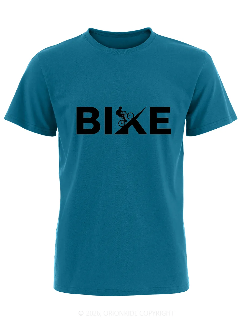 Orionride Letter Combinations Short Sleeves Bike T-Shirt sold by Orionride product image thumbnail 4