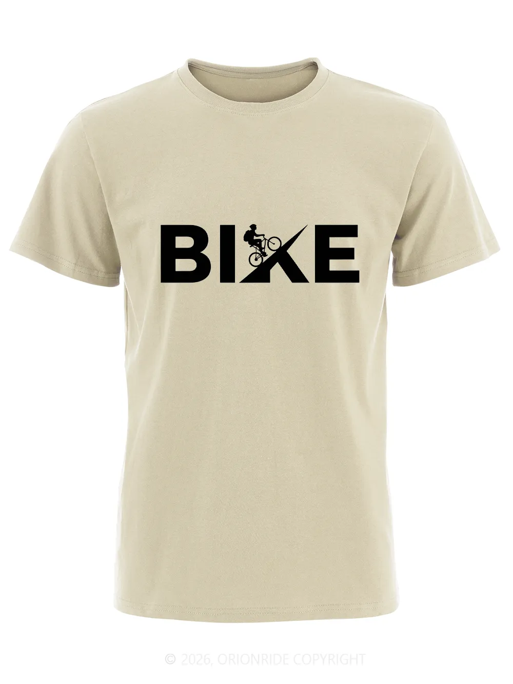 Orionride Letter Combinations Short Sleeves Bike T-Shirt sold by Orionride product image thumbnail 2