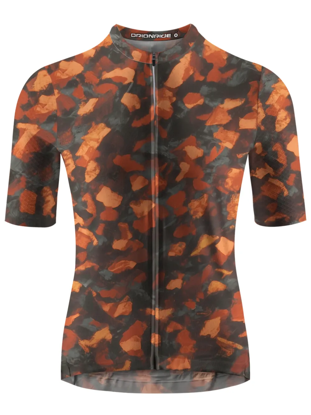 Orionride Orange Blocks Short Sleeves Cycling Jersey sold by Orionride
