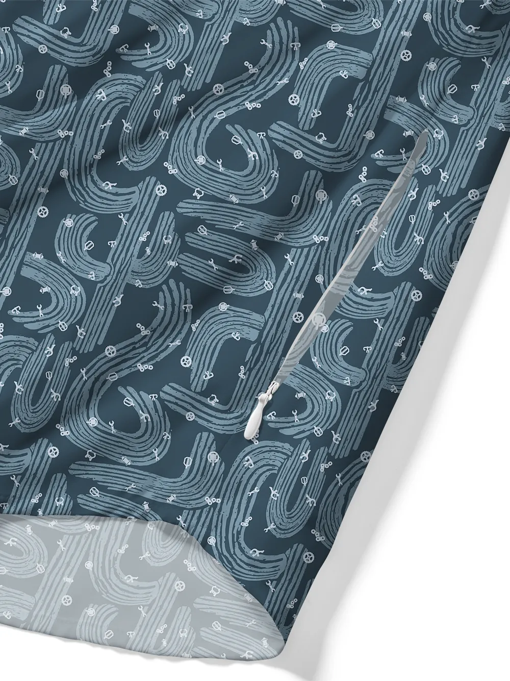 Orionride Striped Cactus Zipper Pockets Ultra Lightweight Short Sleeves Gravel Shirt sold by Orionride product image thumbnail 5