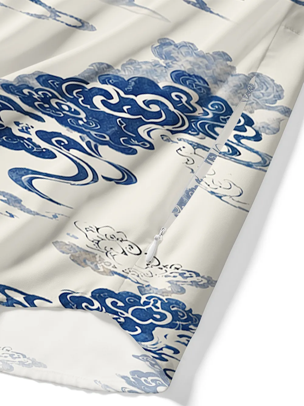 Orionride Auspicious Clouds Zipper Pockets Ultra Lightweight Short Sleeves Gravel Shirt sold by Orionride product image thumbnail 5