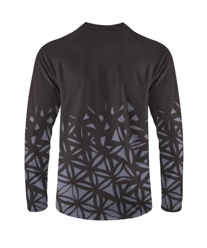Orionride Obsidian Lines Long Sleeve Downhill Jersey sold by Orionride product image thumbnail 3