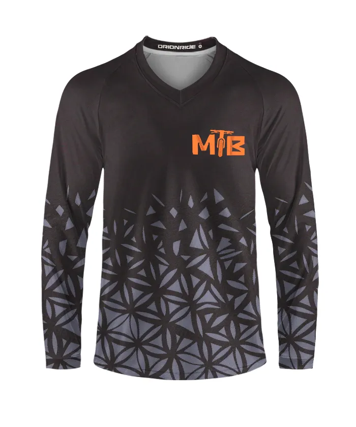 Orionride Obsidian Lines Long Sleeve Downhill Jersey sold by Orionride product image thumbnail 2