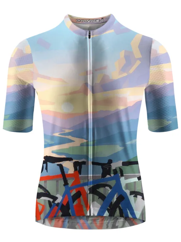 Orionride Free Life Short Sleeves Cycling Jersey sold by Orionride