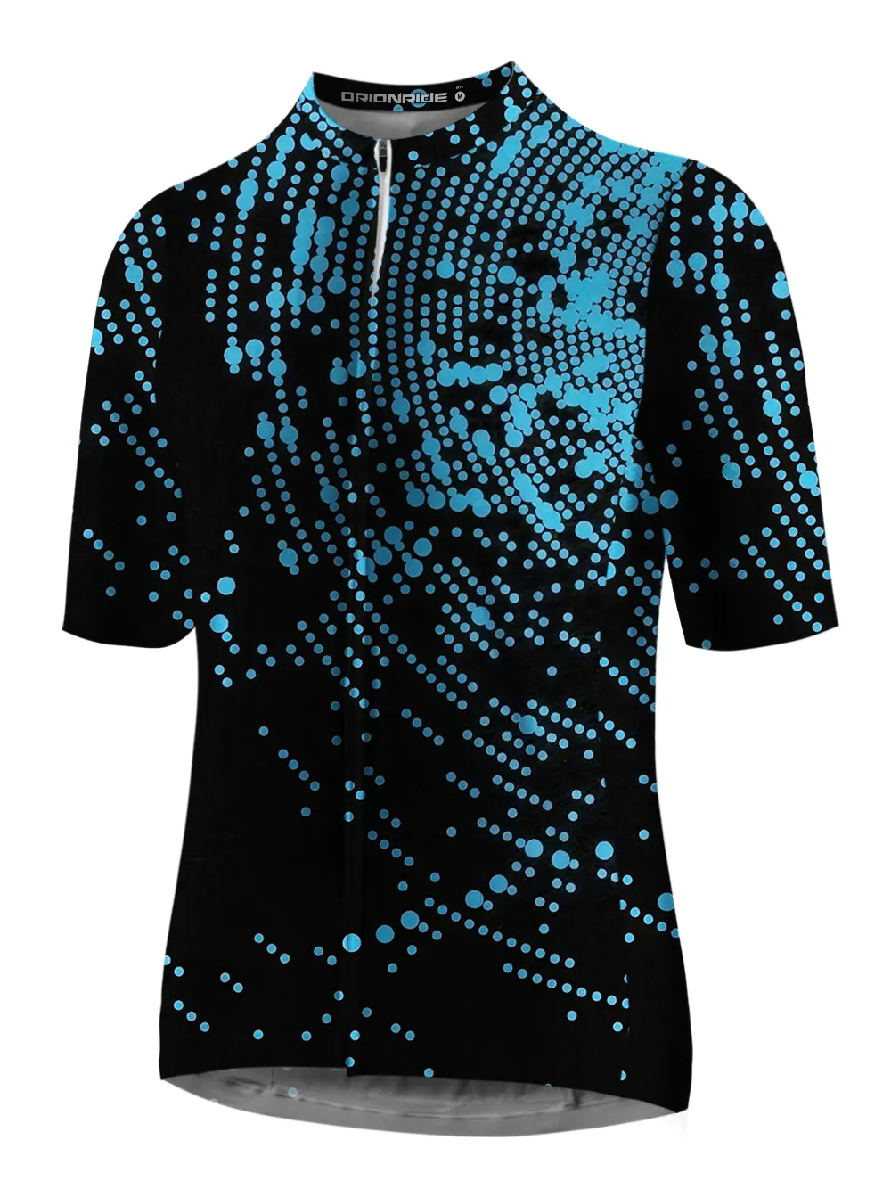 Orionride Blue Vortex Short Sleeves Cycling Jersey sold by Orionride product image thumbnail 2