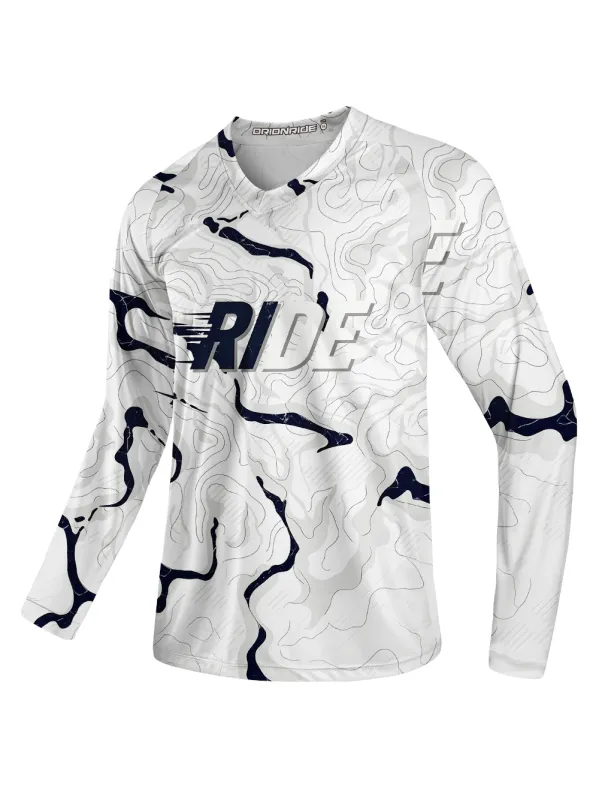 Orionride Terrain Exploration Long Sleeve Downhill Jersey sold by Orionride