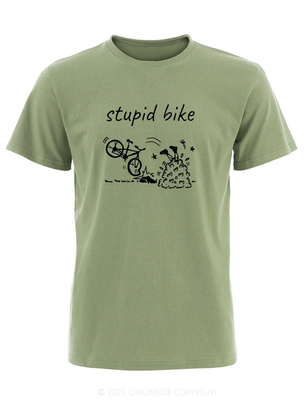 Orionride Stupid Bike Short Sleeves Bike T-Shirt sold by Orionride