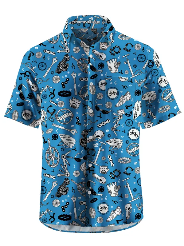 Orionride Helmet Parts Zipper Pockets Ultra Lightweight Short Sleeves Gravel Shirt made by Orionride