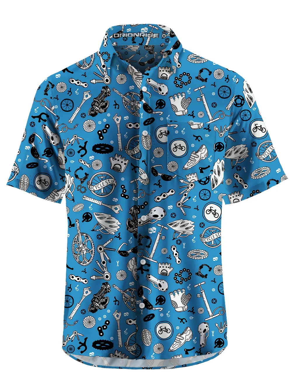 Orionride Helmet Parts Zipper Pockets Ultra Lightweight Short Sleeves Gravel Shirt sold by Orionride