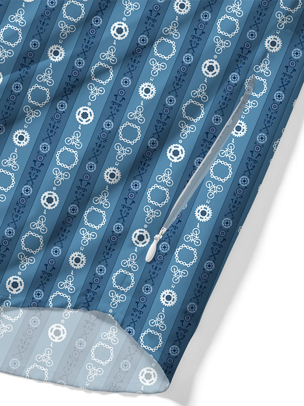 Orionride Blue Component Zipper Pockets Ultra Lightweight Short Sleeves Gravel Shirt sold by Orionride product image thumbnail 5