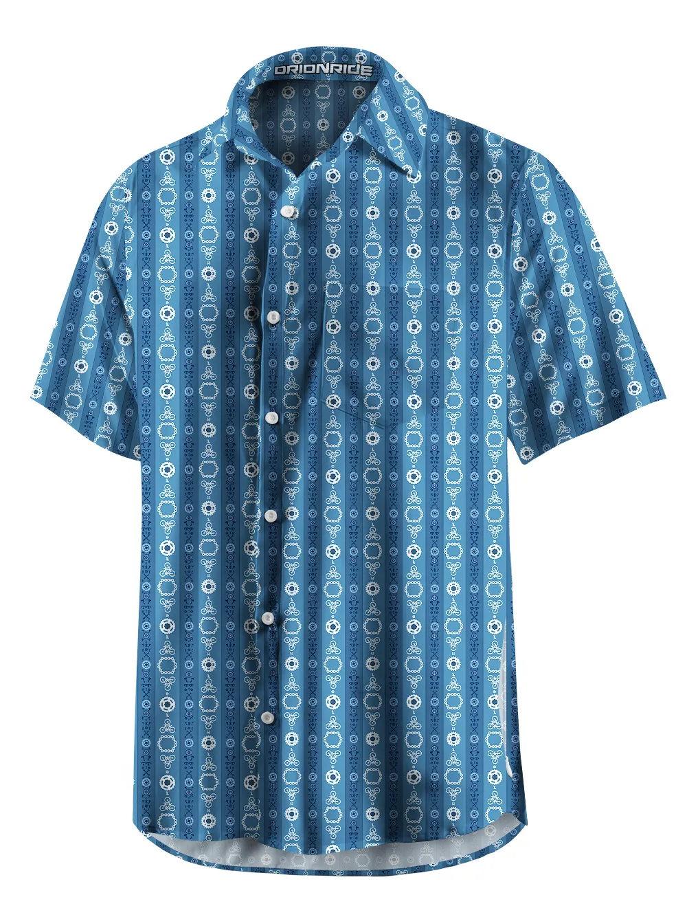 Orionride Blue Component Zipper Pockets Ultra Lightweight Short Sleeves Gravel Shirt sold by Orionride product image thumbnail 2