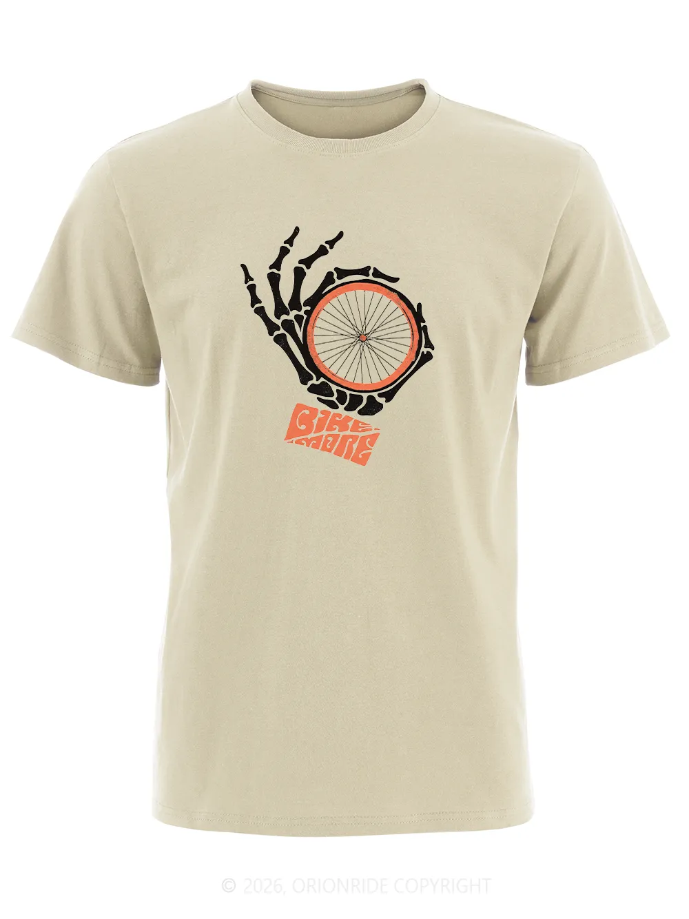Orionride Skeleton Hand Short Sleeves Bike T-Shirt sold by Orionride product image thumbnail 4