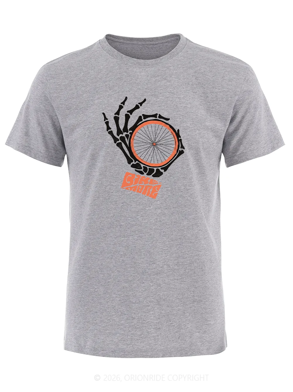 Orionride Skeleton Hand Short Sleeves Bike T-Shirt sold by Orionride product image thumbnail 5