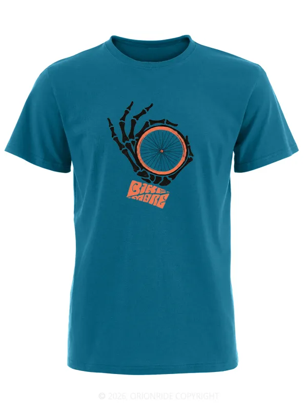 Orionride Skeleton Hand Short Sleeves Bike T-Shirt made by Orionride