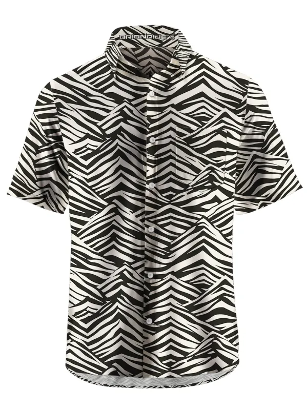 Orionride Towering Peaks Zipper Pockets Ultra Lightweight Short Sleeves Gravel Shirt made by Orionride