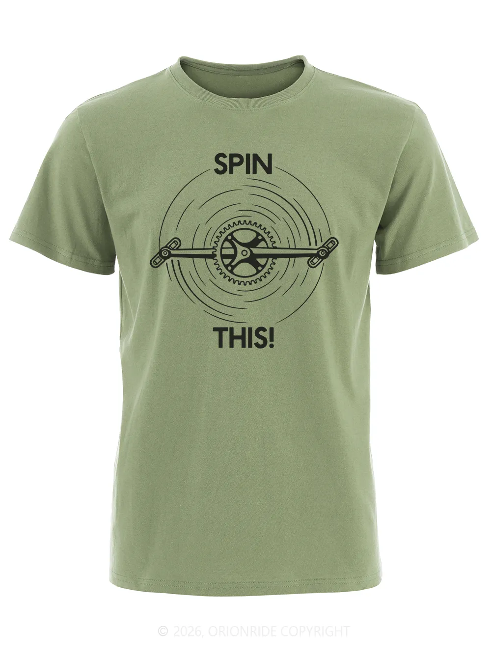 Orionride Spin This Short Sleeves Bike T-Shirt sold by Orionride product image thumbnail 2
