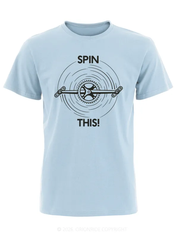 Orionride Spin This Short Sleeves Bike T-Shirt made by Orionride