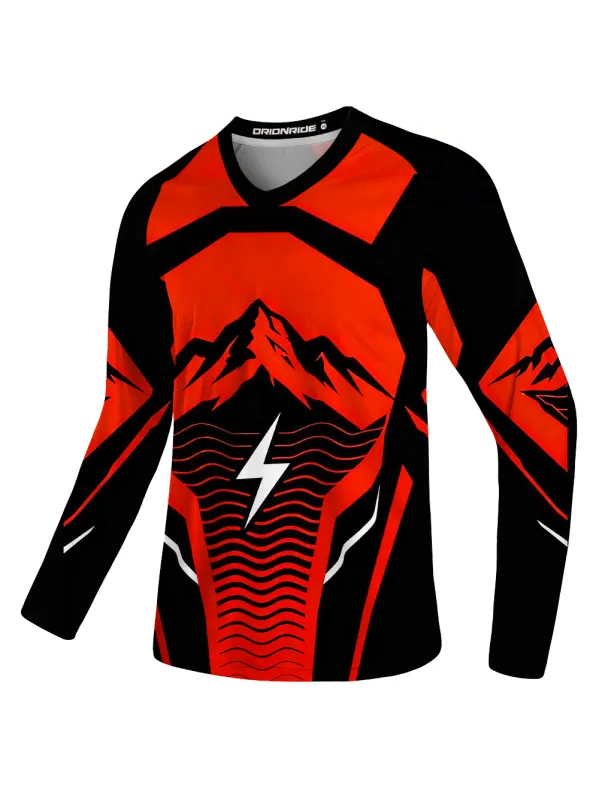 Orionride Mysterious Peak Long Sleeve Downhill Jersey sold by Orionride