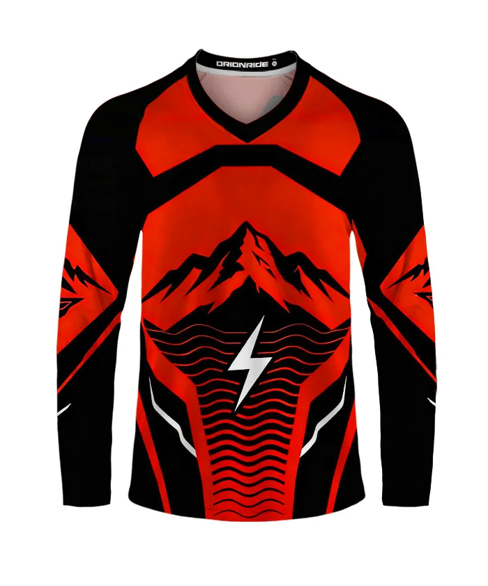 Orionride Mysterious Peak Long Sleeve Downhill Jersey sold by Orionride product image thumbnail 2