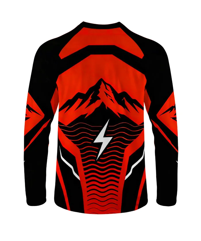 Orionride Mysterious Peak Long Sleeve Downhill Jersey sold by Orionride product image thumbnail 3