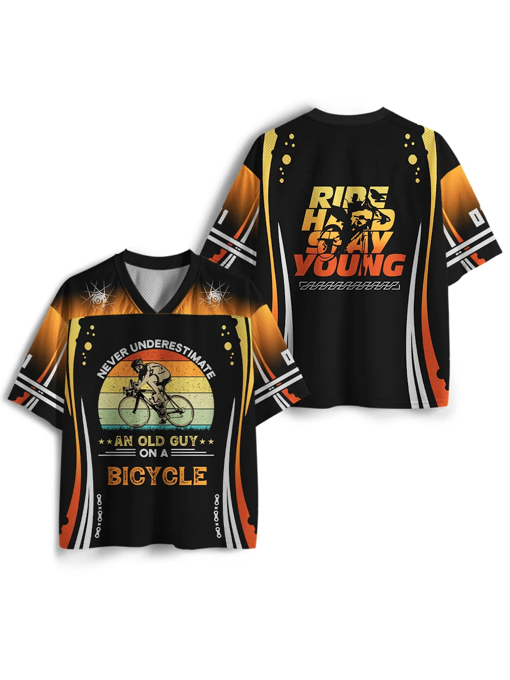 Orionride An Old Guy Mesh Jersey sold by Orionride product image thumbnail 3