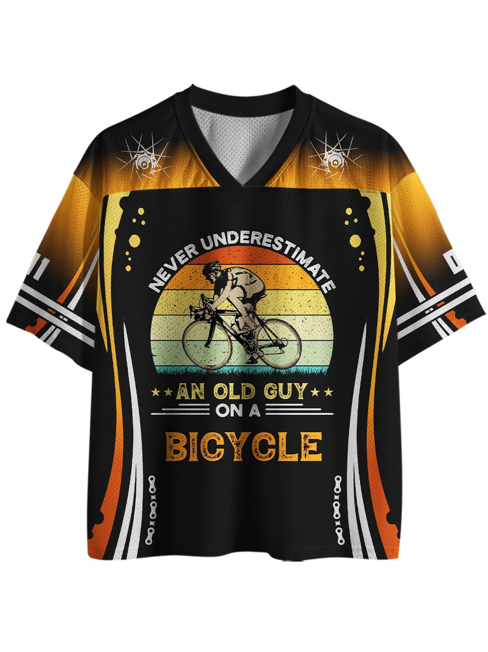 Orionride An Old Guy Mesh Jersey sold by Orionride