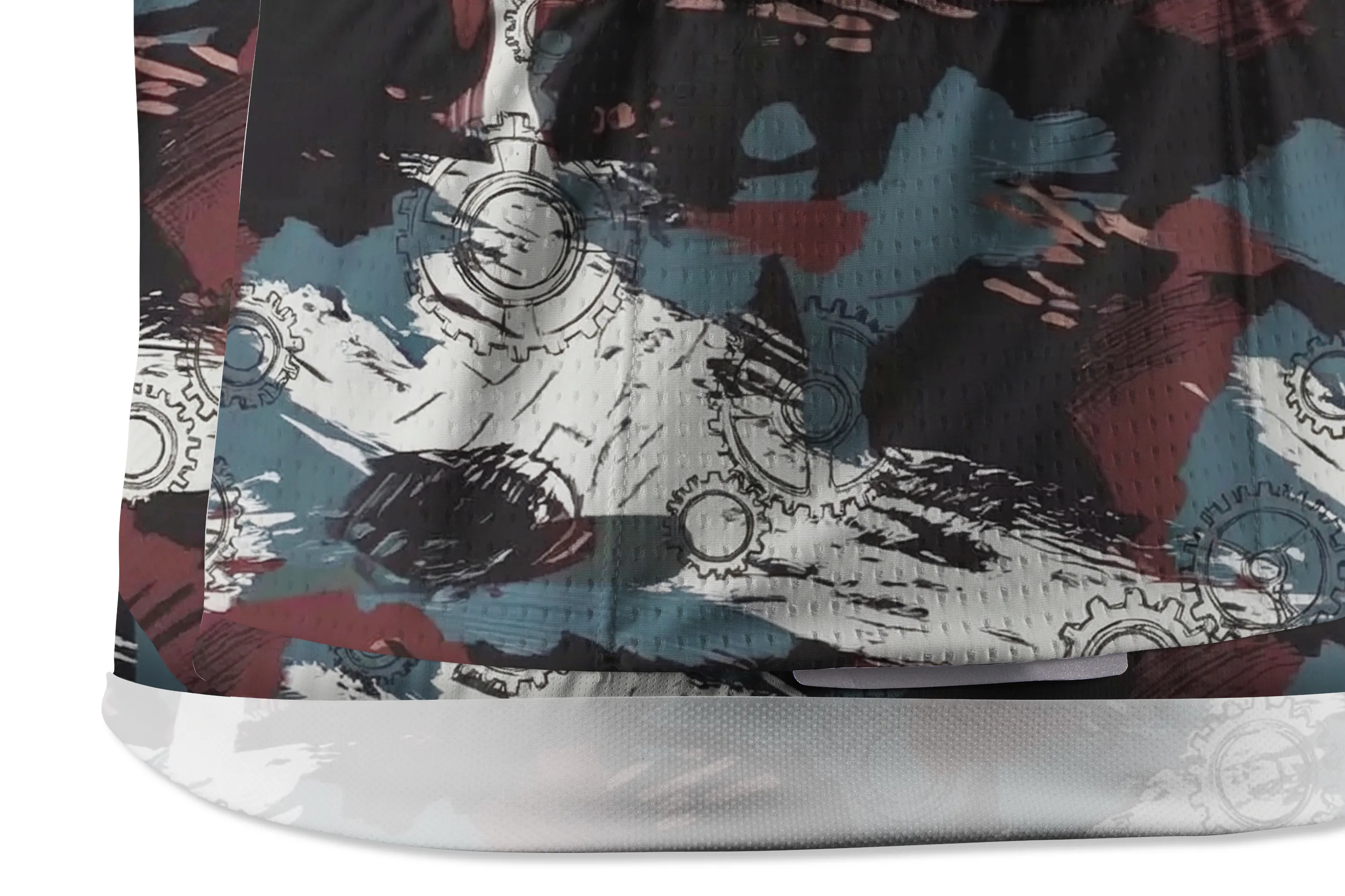 Orionride Leaves The Marks Of Gears Short Sleeves Cycling Jersey sold by Orionride product image thumbnail 3