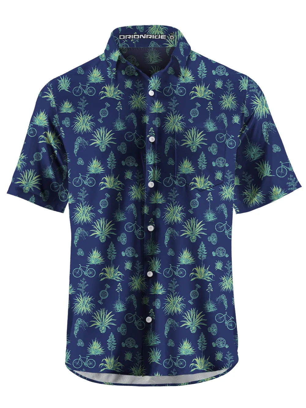 Orionride Agave Plant Zipper Pockets Ultra Lightweight Short Sleeves Gravel Shirt sold by Orionride product image thumbnail 2