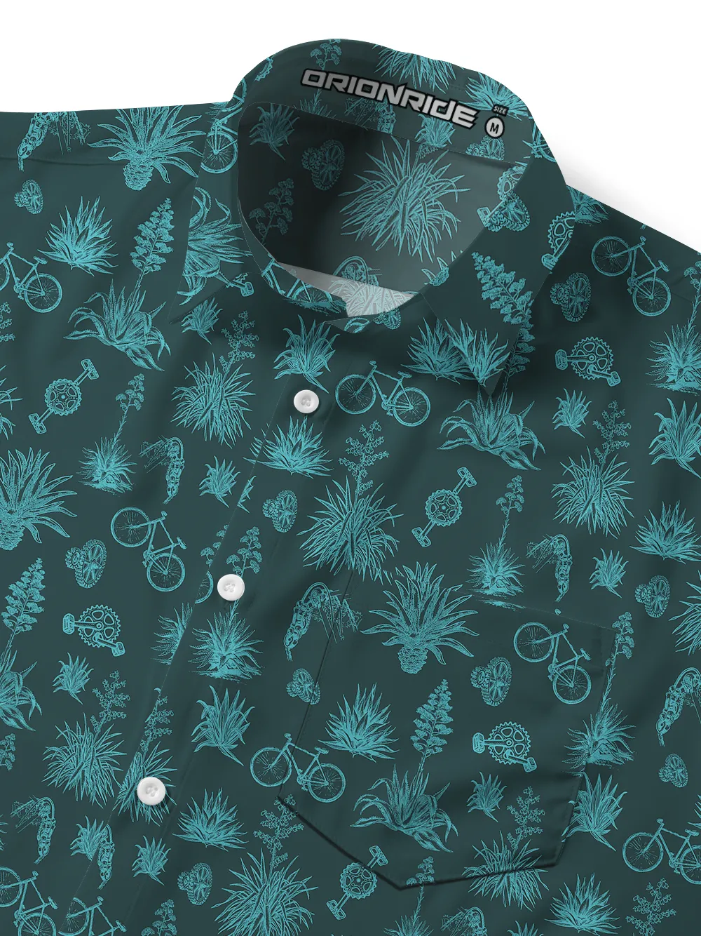 Orionride Agave Plant Zipper Pockets Ultra Lightweight Short Sleeves Gravel Shirt sold by Orionride product image thumbnail 5