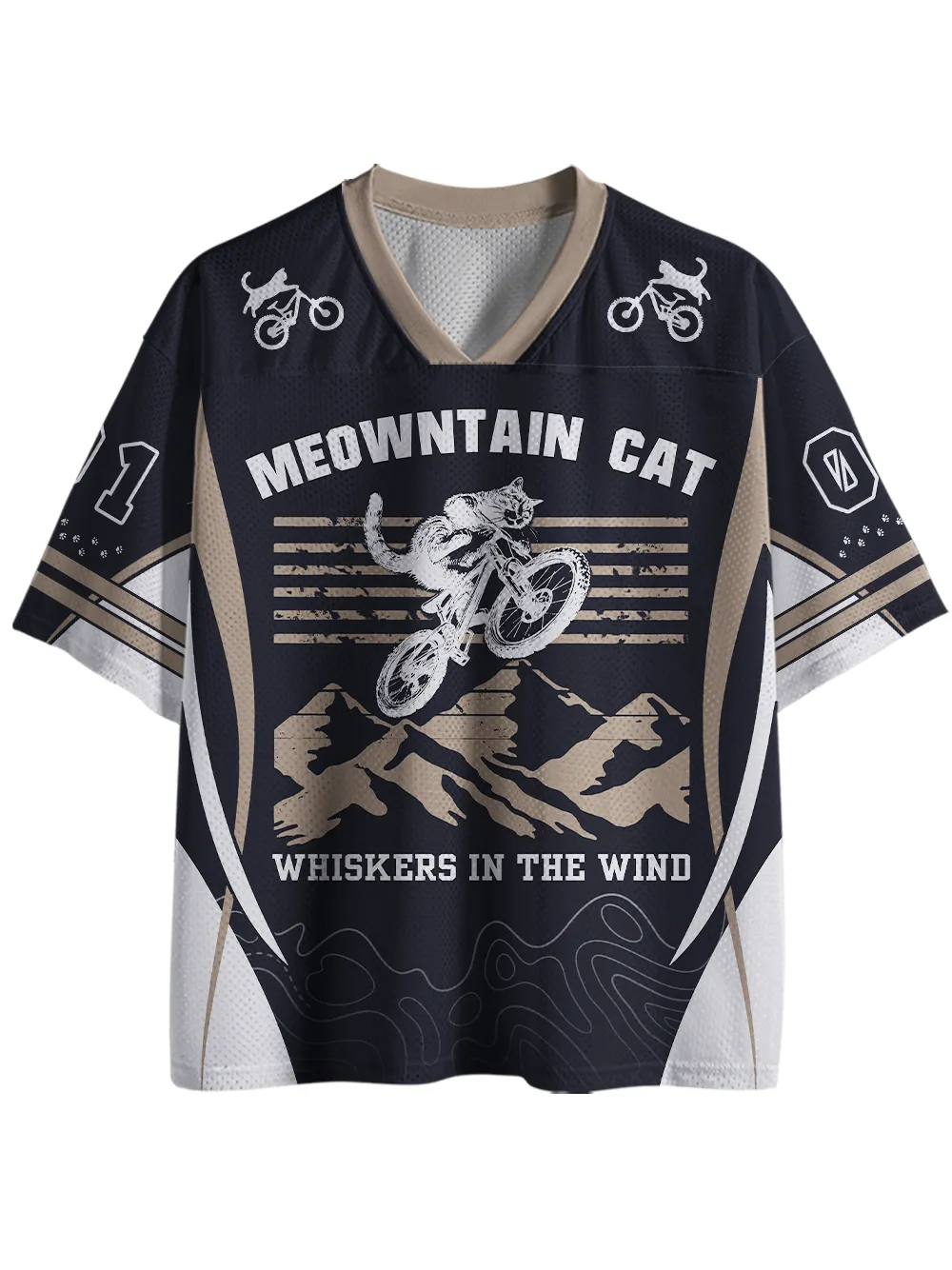 Orionride Meowntain Cat Mesh Jersey sold by Orionride
