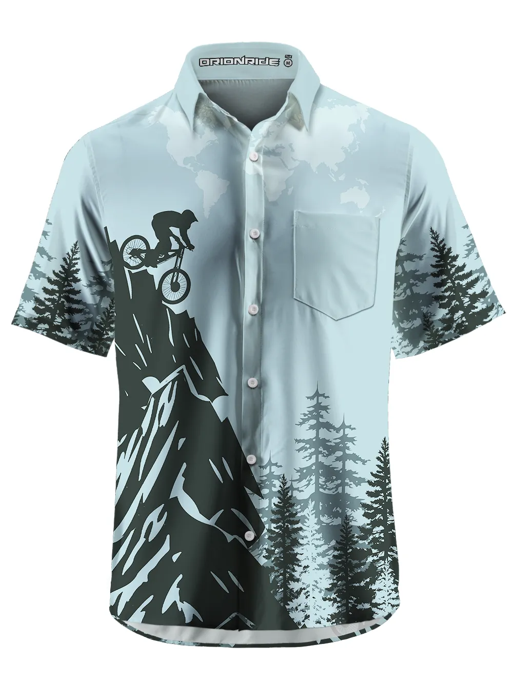 Orionride Downhill Sprint Zipper Pockets Ultra Lightweight Short Sleeves Gravel Shirt sold by Orionride product image thumbnail 2