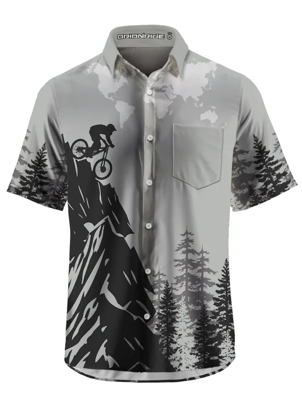 Orionride Downhill Sprint Zipper Pockets Ultra Lightweight Short Sleeves Gravel Shirt made by Orionride
