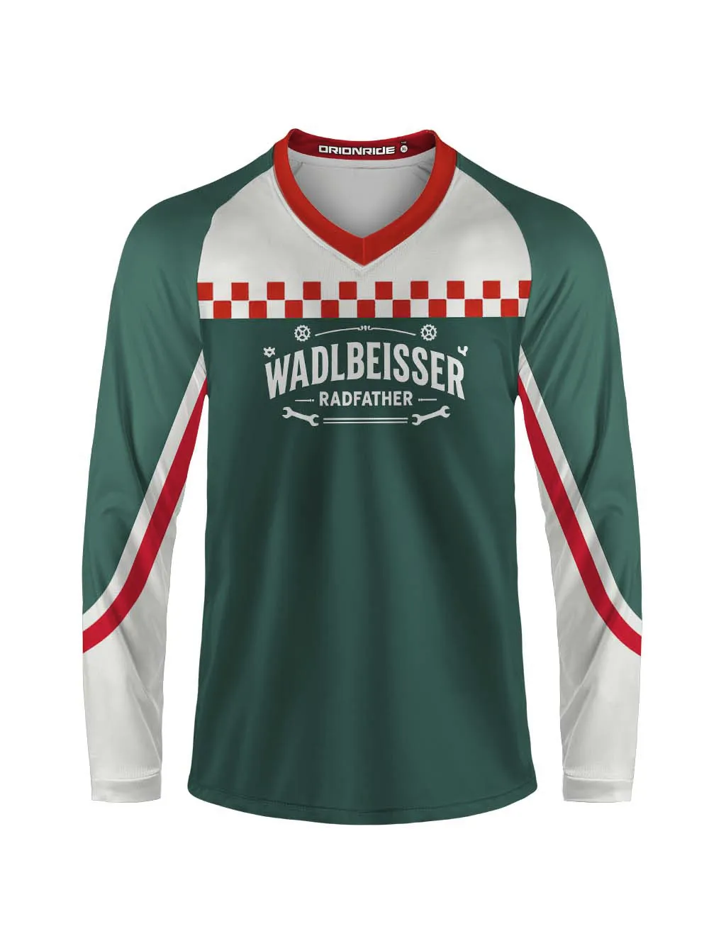 Orionride Simple Blocks Long Sleeve Downhill Jersey sold by Orionride product image thumbnail 2