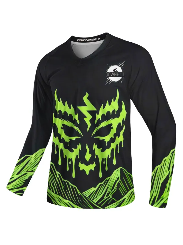Orionride Mountain Mask Long Sleeve Downhill Jersey made by Orionride
