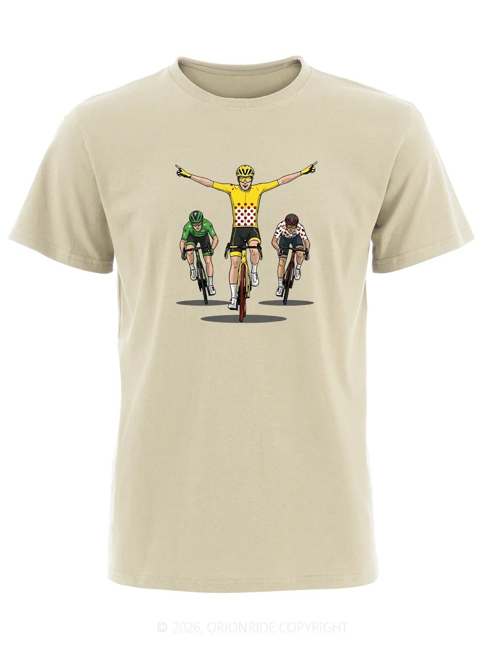 Orionride Cheer Together Short Sleeves Bike T-Shirt sold by Orionride product image thumbnail 2