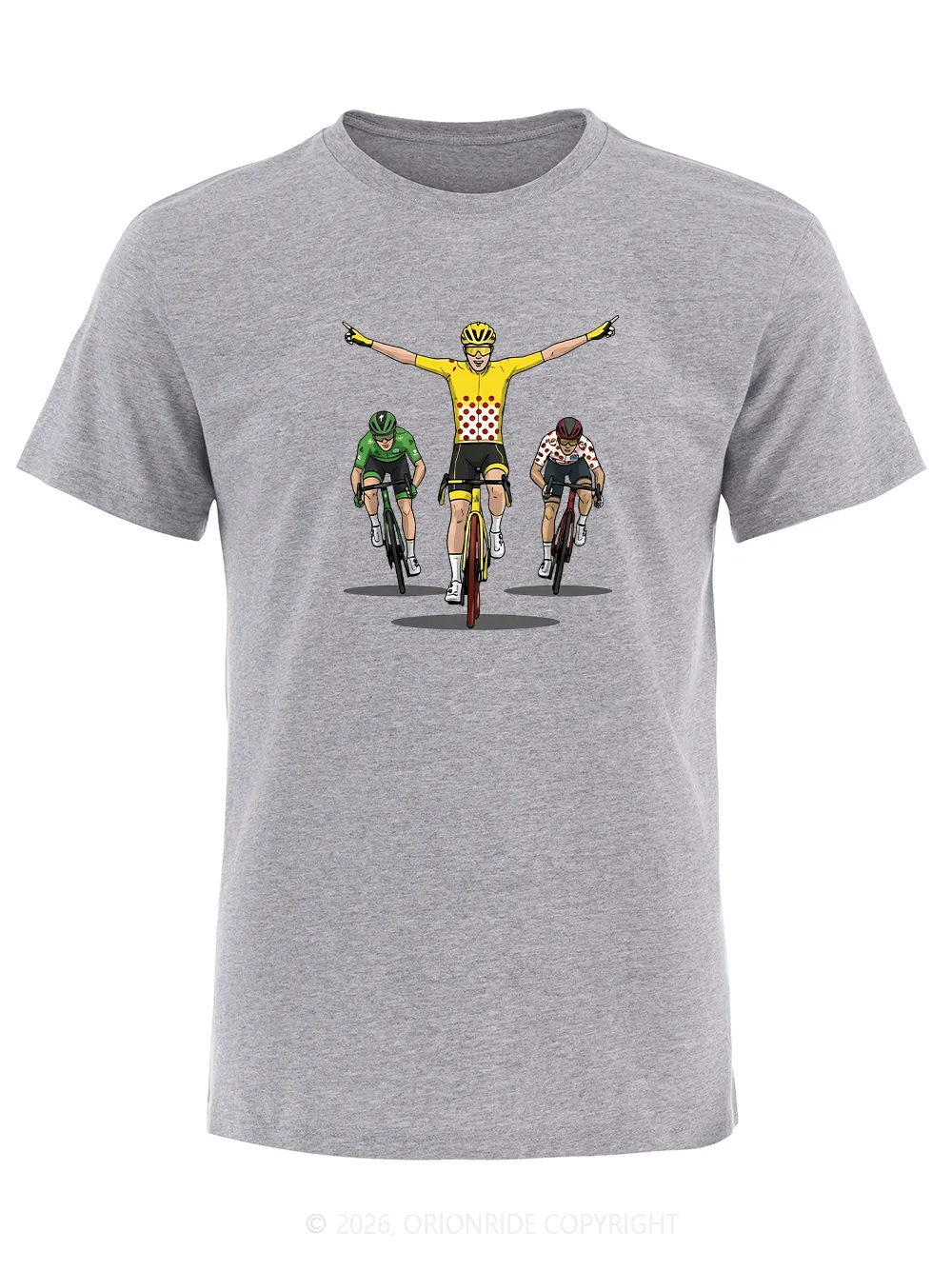 Orionride Cheer Together Short Sleeves Bike T-Shirt sold by Orionride product image thumbnail 3