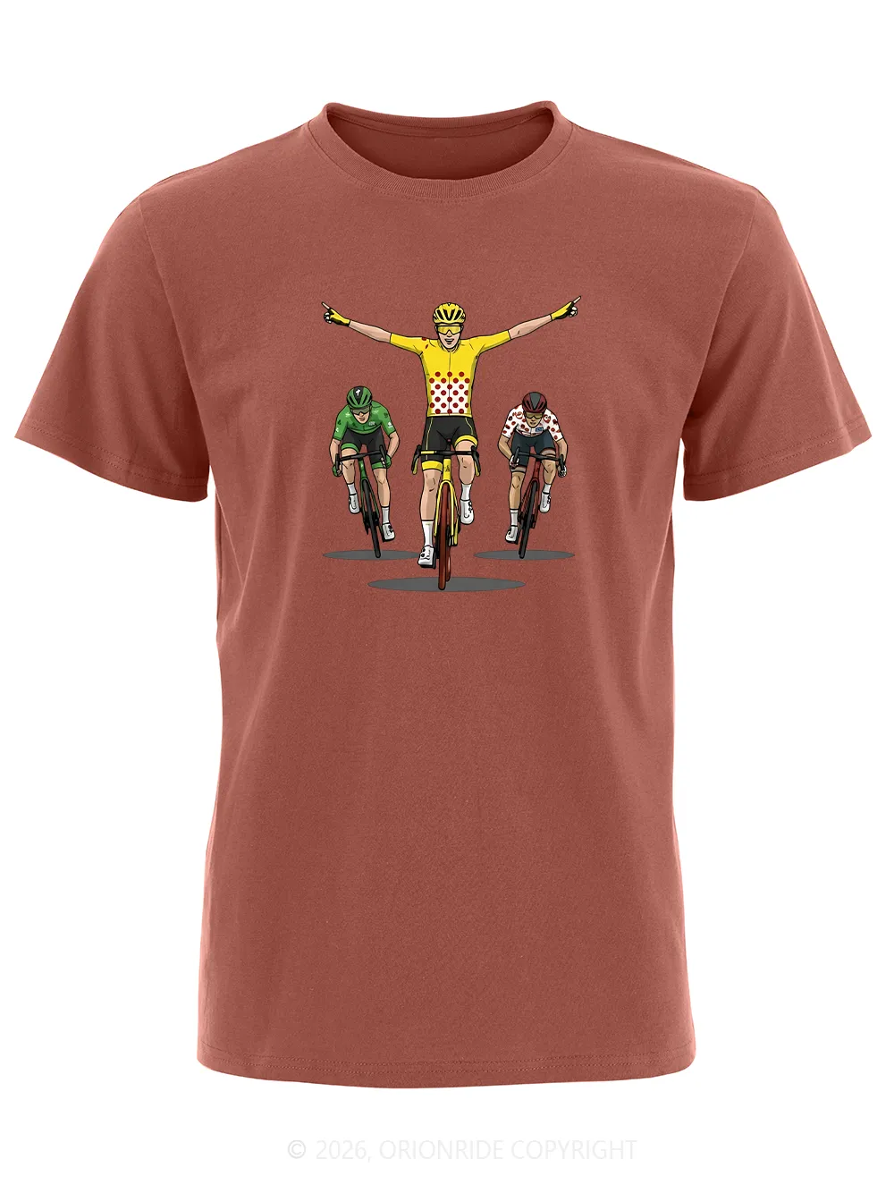 Orionride Cheer Together Short Sleeves Bike T-Shirt sold by Orionride product image thumbnail 5