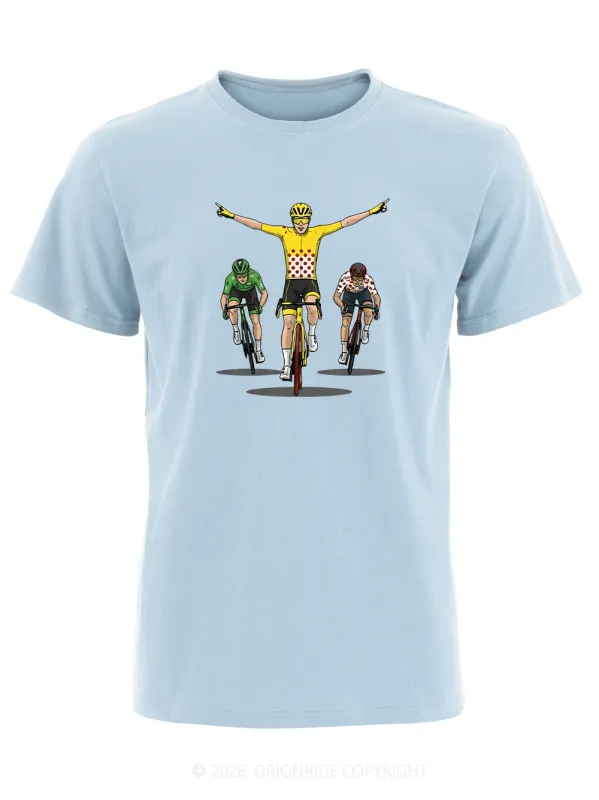 Orionride Cheer Together Short Sleeves Bike T-Shirt made by Orionride