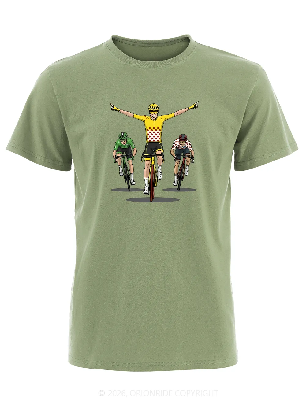 Orionride Cheer Together Short Sleeves Bike T-Shirt sold by Orionride product image thumbnail 4