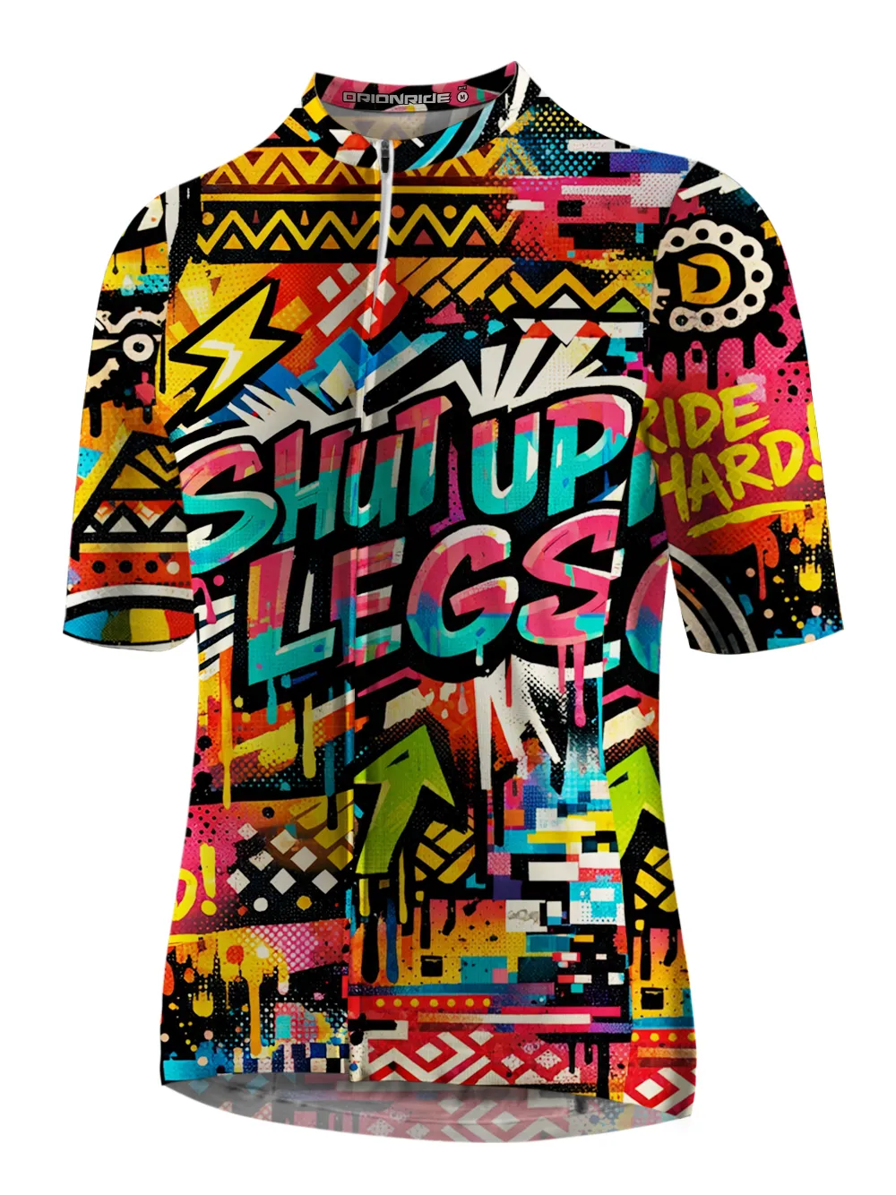 Orionride Shut Up Legs Short Sleeves Cycling Jersey sold by Orionride product image thumbnail 2