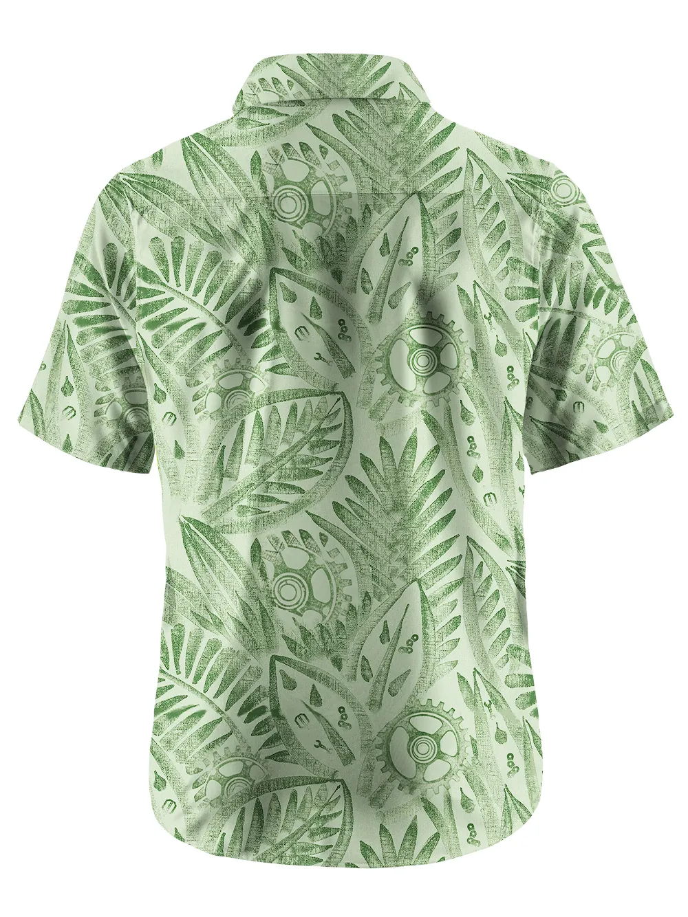 Orionride Fresh Leaves Zipper Pockets Ultra Lightweight Short Sleeves Gravel Shirt sold by Orionride product image thumbnail 3