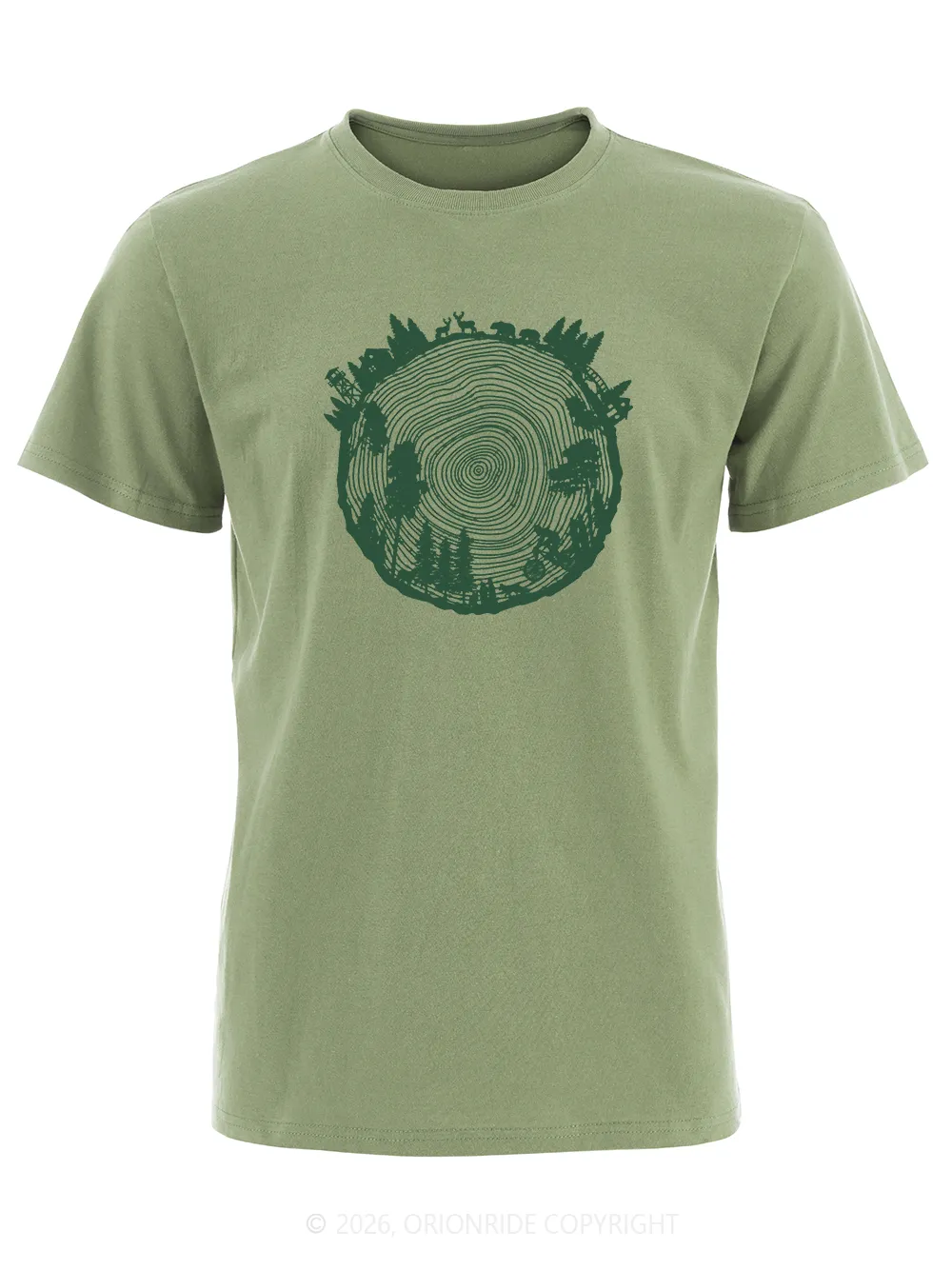 Orionride Forest Protection Short Sleeves Bike T-Shirt sold by Orionride product image thumbnail 5