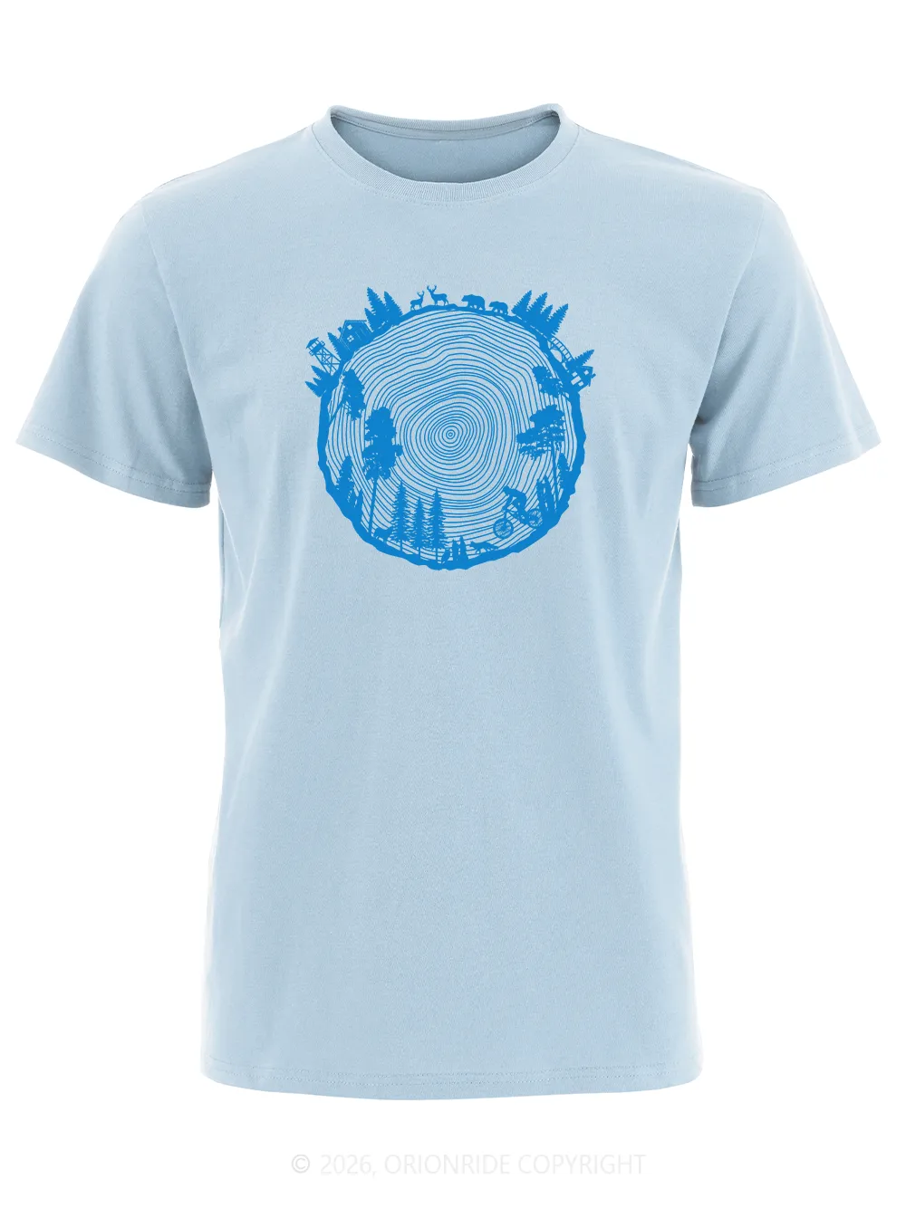 Orionride Forest Protection Short Sleeves Bike T-Shirt sold by Orionride product image thumbnail 2