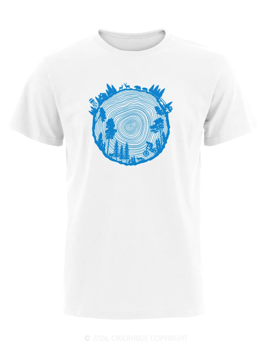 Orionride Forest Protection Short Sleeves Bike T-Shirt sold by Orionride product image thumbnail 3