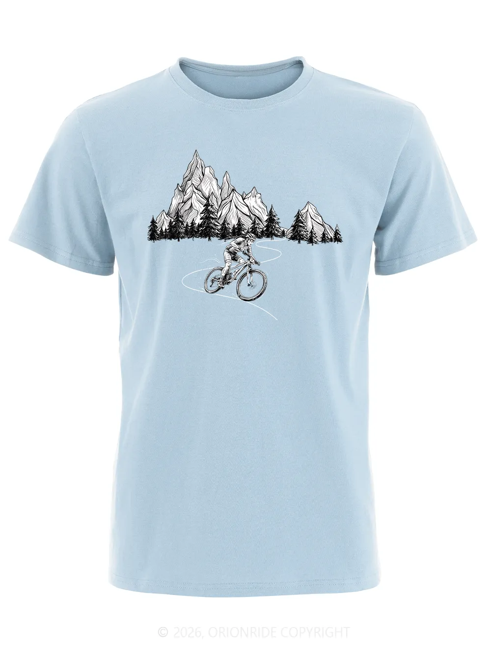 Orionride Yearning For Freedom Short Sleeves Bike T-Shirt sold by Orionride product image thumbnail 3